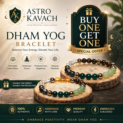 Dhan Yog Bracelet |Attracts Wealth & Prosperity | Manifest Wealth with Citrine, Jade, Tiger Eye, Clear Quartz & Pyrite Stone | Bracelet for Man & Woman | Gift for Man & Woman